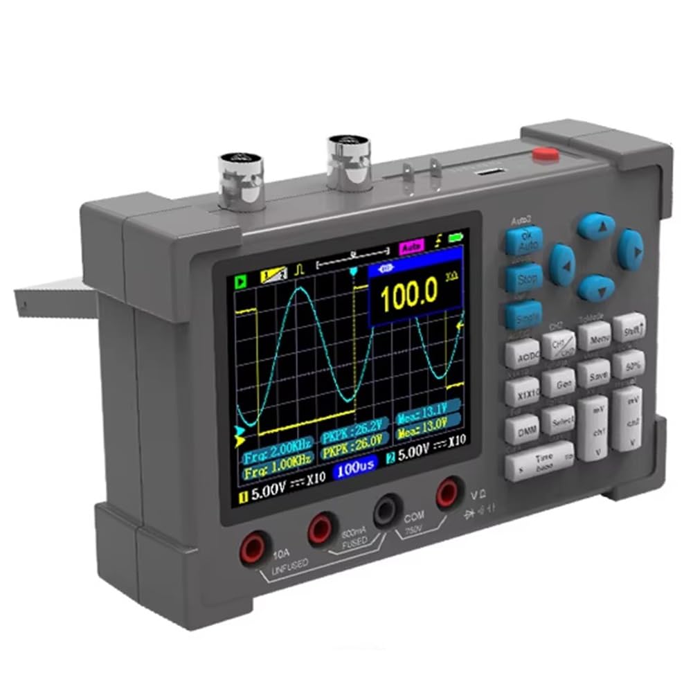 Osciloscopio Digital de 3,2 Pulgadas con Frecuencia de Muestreo de 250 /S y Canal Doble