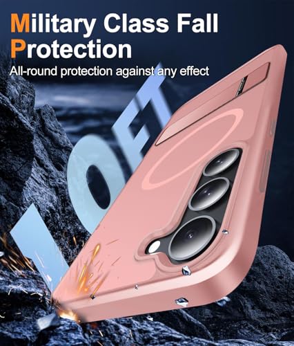 Coque Samsung S23 Plus rose avec protection écran et béquille - 7