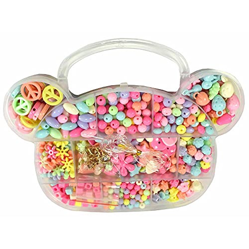 Miçangas Bijuterias Pulseira Colar Brinco Chaveiro Infantil Colorida