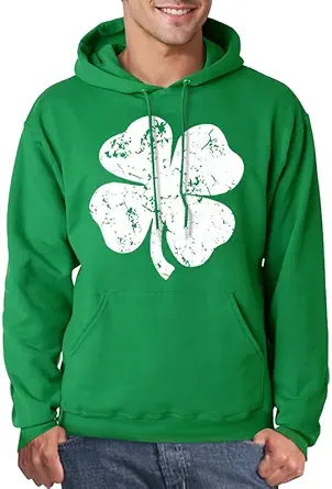Arvilhill Men's St. Patrick's Day Sweatshirt Irish Hoodie with Kangaroo Pocket