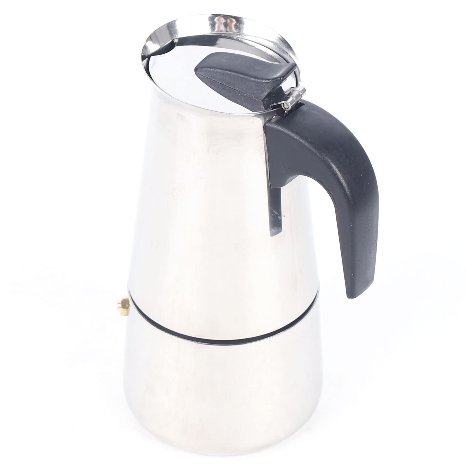Cafetera espresso, 220 V, acero inoxidable, cafetera eléctrica, 6 tazas, cafetera de 300 ml, cafetera moka, cafetera con cocina eléctrica, apta para lavavajillas (6 tazas de 300 ml)