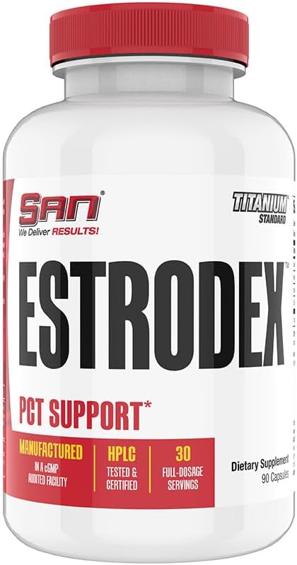 Nutrition, Estrodex, PCT Support, 90 Capsules