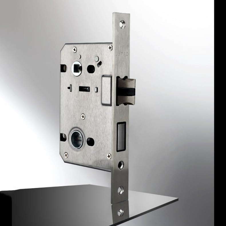 Cerraduras de puerta de aleación de zinc con acabado elegante y cilindro de seguridad 5