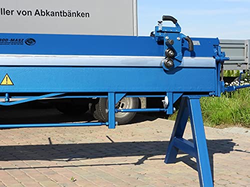 Foto von Biegemaschine 3m-1.0mm Stahl Abkantbank Kantbank Blechbiegemaschine + Rollenschere inkl. 19% der MwSt.
