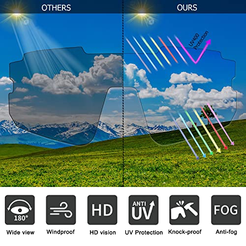 Xiyalai Sport Sunglasses Cycling Sunglasses Uv400 Protection Baseball Glasses For Men Women Biking Fishing Climbing #TOP4