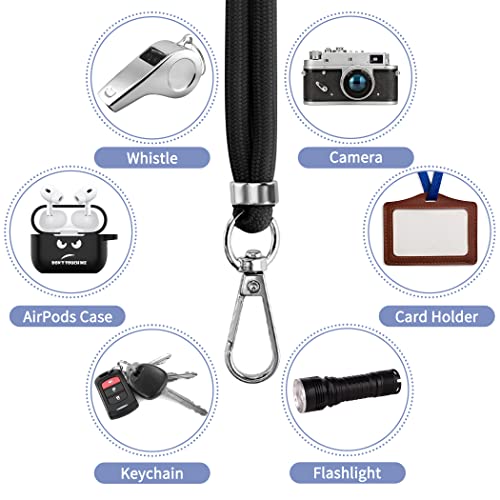 Cacoe 16CPRLY+BL2 Cell Phone Lanyard 2 Pack-1× Adjustable Neck Strap,1× Wrist Strap,2× Pads,Universal Crossbody,Multifuctional Compatible thumb #2