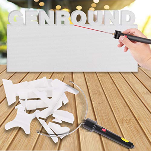 Foam Cutter, Genround 572°F Hot Wire Foam Cutter and Hot Knife Set, Styrofoam Cutter Foam Cutting Tools for Styrofoam, PU Foam, PE Foam, EVA Foam Cutting, Carving and DIY Arts Crafts