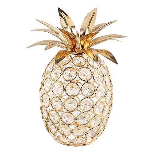 Statue ananas en cristal pour meuble TV vide, solution déco chic - 2