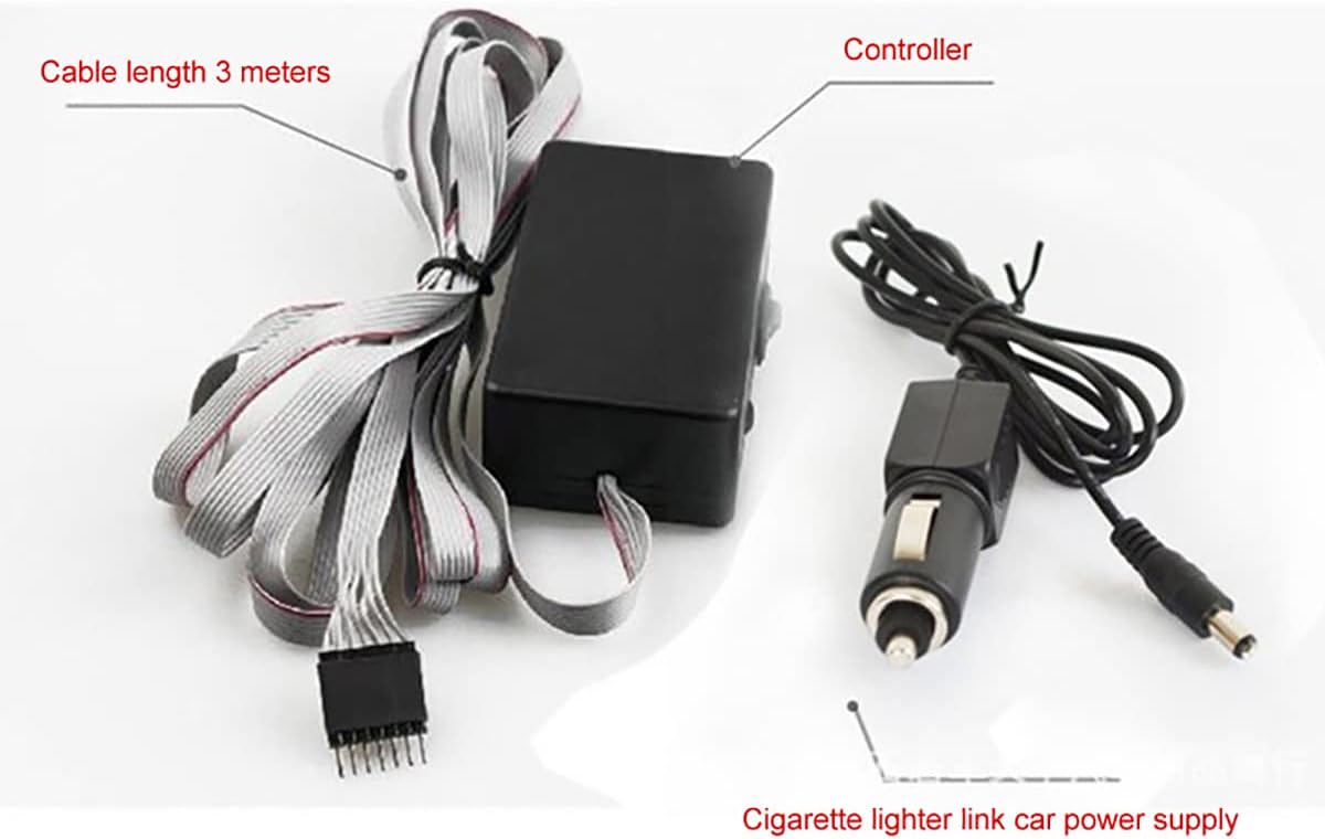 Sound Music Beat Activated Car Sticker Equalizer Rhythm LED Flash Light Audio Voice Rhythm Lamp (Trumpet)