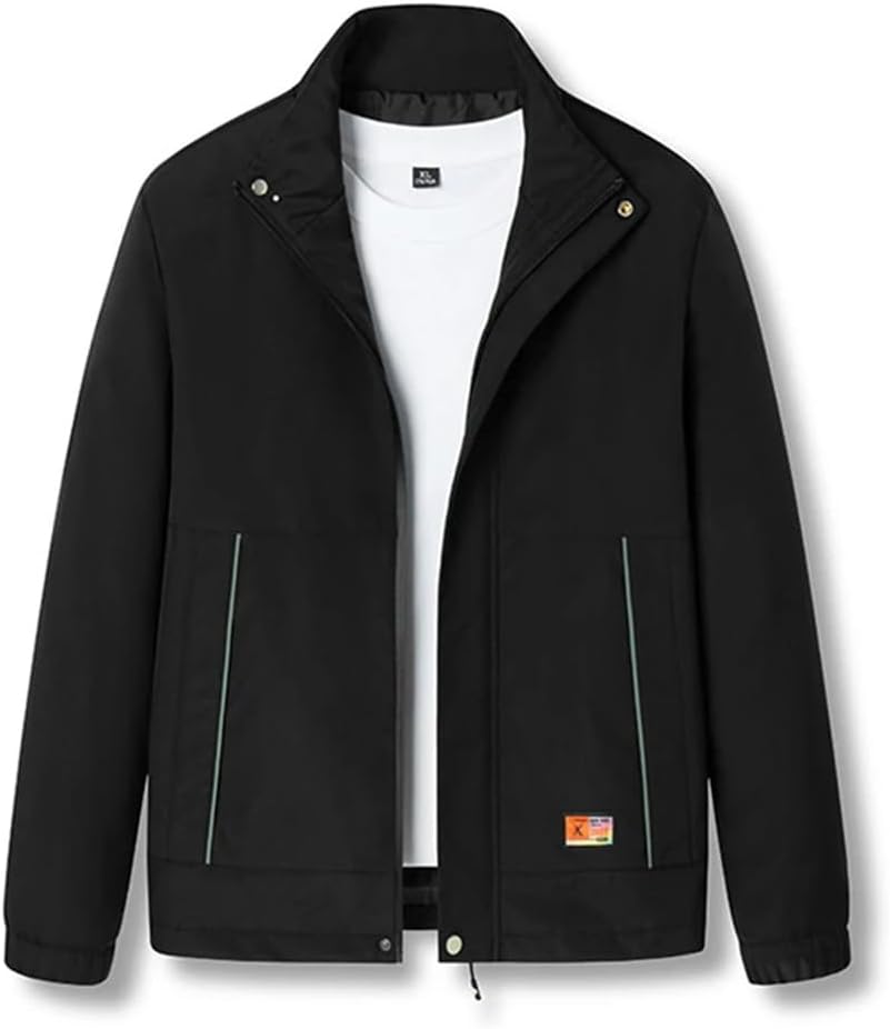 Men And Women Mainly Promote Stand Collar High Product Small Oxford Personality Reflective Strip Jacket