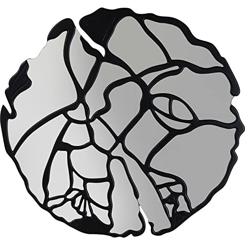 Kare Design Miroir Pieces 100cm Noir Mat