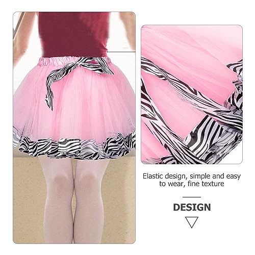 Falda de tutú para niñas con malla de tul capas para bailar 7