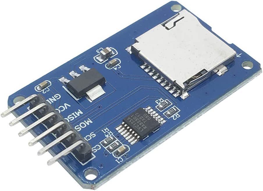 IDUINO Micro SD TF Card Adater Reader Module 6Pin SPI Interface Driver Module with chip Level Conversion for Arduino UNO R3 MEGA 2560 Due (B0BQ3VNRP4) Amazon Price History, Amazon Price Tracker