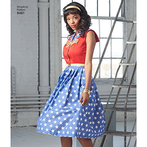 Simplicity Misses' & Women's Rockabilly Dresses Pattern, Aa (10-12-14-16-18) #TOP3