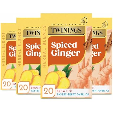 Twinings Ginger Flavoured Tea - Biodegradable Bags Cover