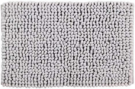 Amazon Brand - Umi Microfiber Chenille Soft Bath Mat 60 x 120 Cms, Green