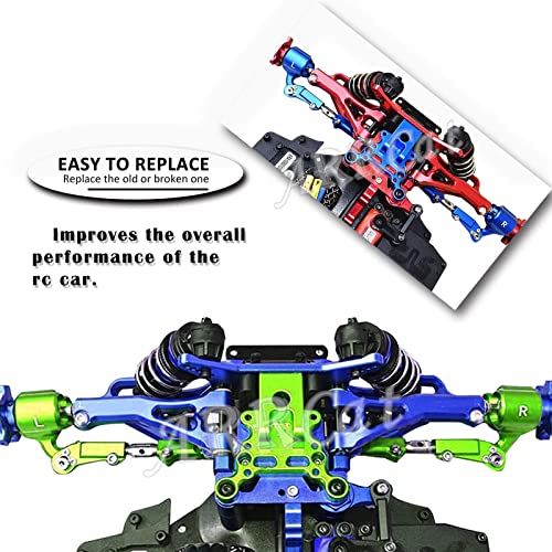 Arrcat Rc Upgrades Part A Arms For 1/7 Arrma Felony 6S Blx,Limitless 6S Blx Infraction 6S Blx,1/8 Arrma Typhon 6S,6Pcs Aluminum Front & Rear Suspension A Arms Set,Red #TOP5
