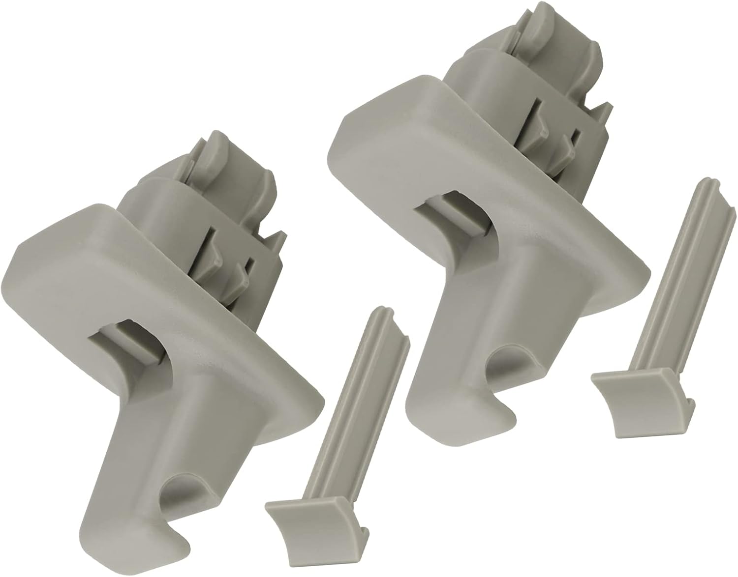APPERFiT Sun Visor Clip Retainer Holder Gray Compatible with Chevy Express/GMC Savana 1500 2500 3500 Replaces 25840046