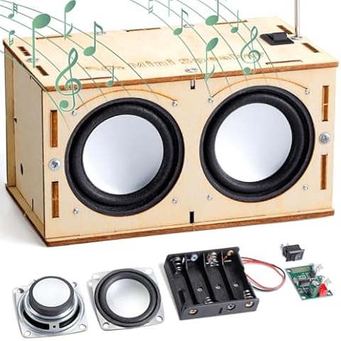 STEM Science Kits for Kids Age 8-12, Build Your Own Bluetooth Speaker - Teen Boys Gifts for 12 11 10 Year Old Boy Toys, DIY STEM Crafts Science Experiments for Kids Toys 8-13 and up Cover