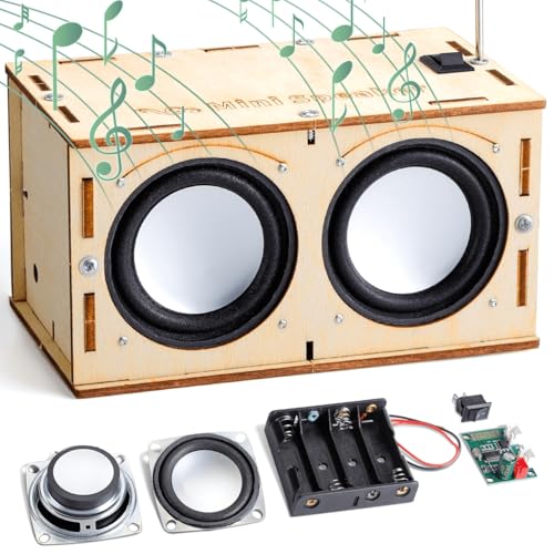 Da Vinci's DIY Construction Toy STEM Science Kits for Kids Age 8-12, Build Your Own Bluetooth Speaker - Teen Boys Gifts for 12 11 10...