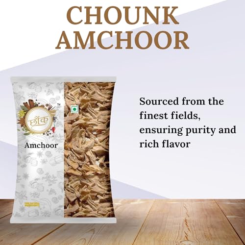 Image of Chounk Dried Amchoor Whole - 1kg, Pack of 1 | Amchur Dried Mango Slice | Natural Amchur Sabut with No Added Preservatives & No Additives | Aamchur Dry Mango Slice
