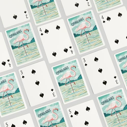 Baraja de Póker Everglades Florida Flamingo 52 Cartas miniatura 4