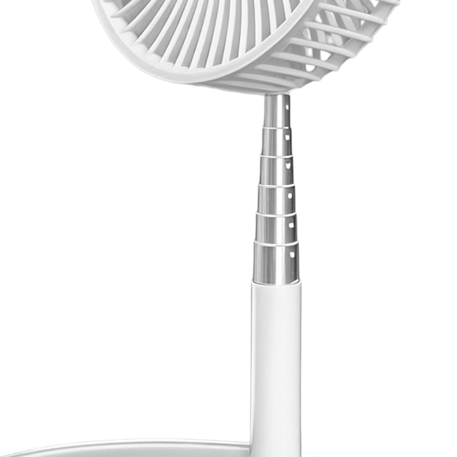 Ventilatore da Scrivania Soffiatore d'Aria Pieghevole Telescopico | Ventilatore Portatile per Pavimento, Camera, Ufficio, Viaggio, Campeggio, Spiaggia, All'aperto