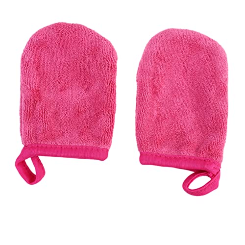 9 Peças Luvas De Limpeza Facial Luvas Femininas Removedoras De Maquiagem Panos Naturais Reutilizávei
