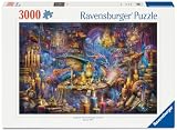 Ravensburger - Puzzle Adulte - Puzzle 3000 pièces - La bibliothèque des...