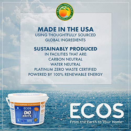 Earth Friendly Products Ecos Oxo-Brite, Color-Safe Whitener & Brightener, 57.6-Ounces ,3.6 Pound (Pack Of 2) #TOP3