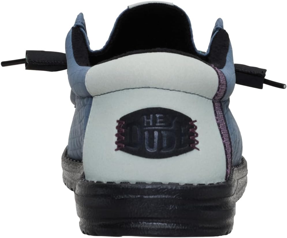 HEYDUDE Men’s Wally Quilted Slip-On Loafers | Lightweight Comfortable Casual Moc Toe Everyday Shoes - Image 4