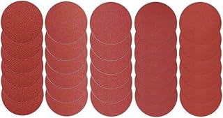 7-Inch Aluminum Oxide Sanding Disc, Hook & Loop Sanding Discs, 60/80/120/240/320 Grit Assorted Sandpaper, 30 Pack