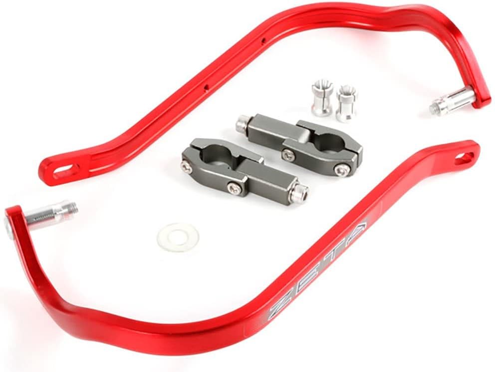 Zeta Drop Down Bend Aluminum Handguards (Pair) for 7/8" Handlebars Blue