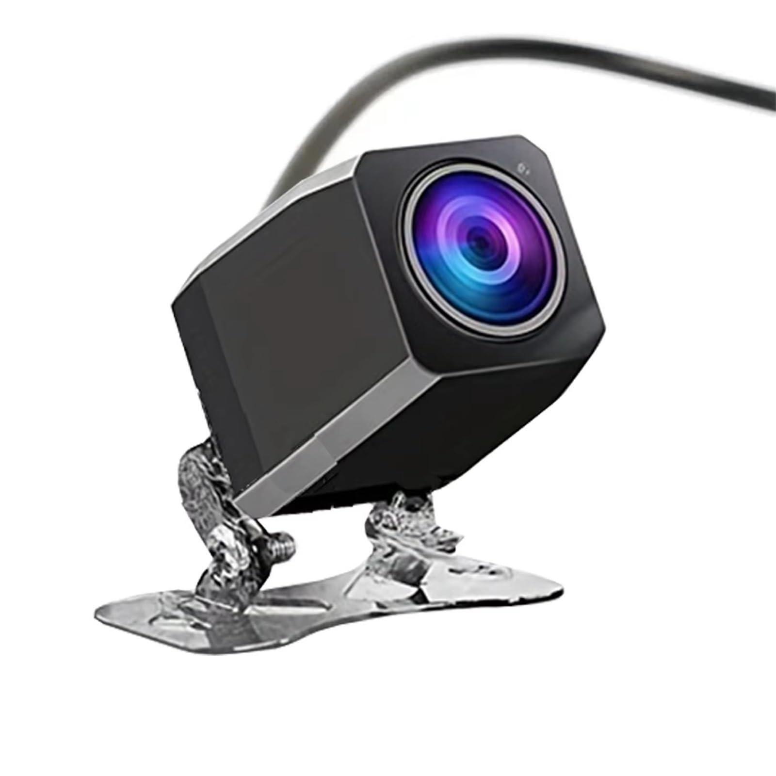 Sistema monitoreo estacionamiento Cámara Vista Trasera Coche 1080P AHD con 4 Pines para Coche DVR Espejo Coche Dashcam Impermeable 2.5mm Cámara Trasera para automóviles(15m AHD Camera)