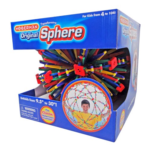 Balle extensible Rangs Sphere Ball Large jouet anti stress géométrique
