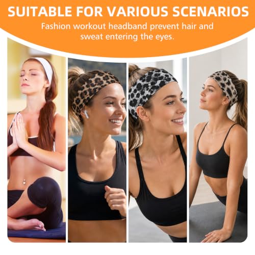 Image of Headbands for Women 8PCS, Summer-Exclusive Elastic Non Slip Hair Head Bands