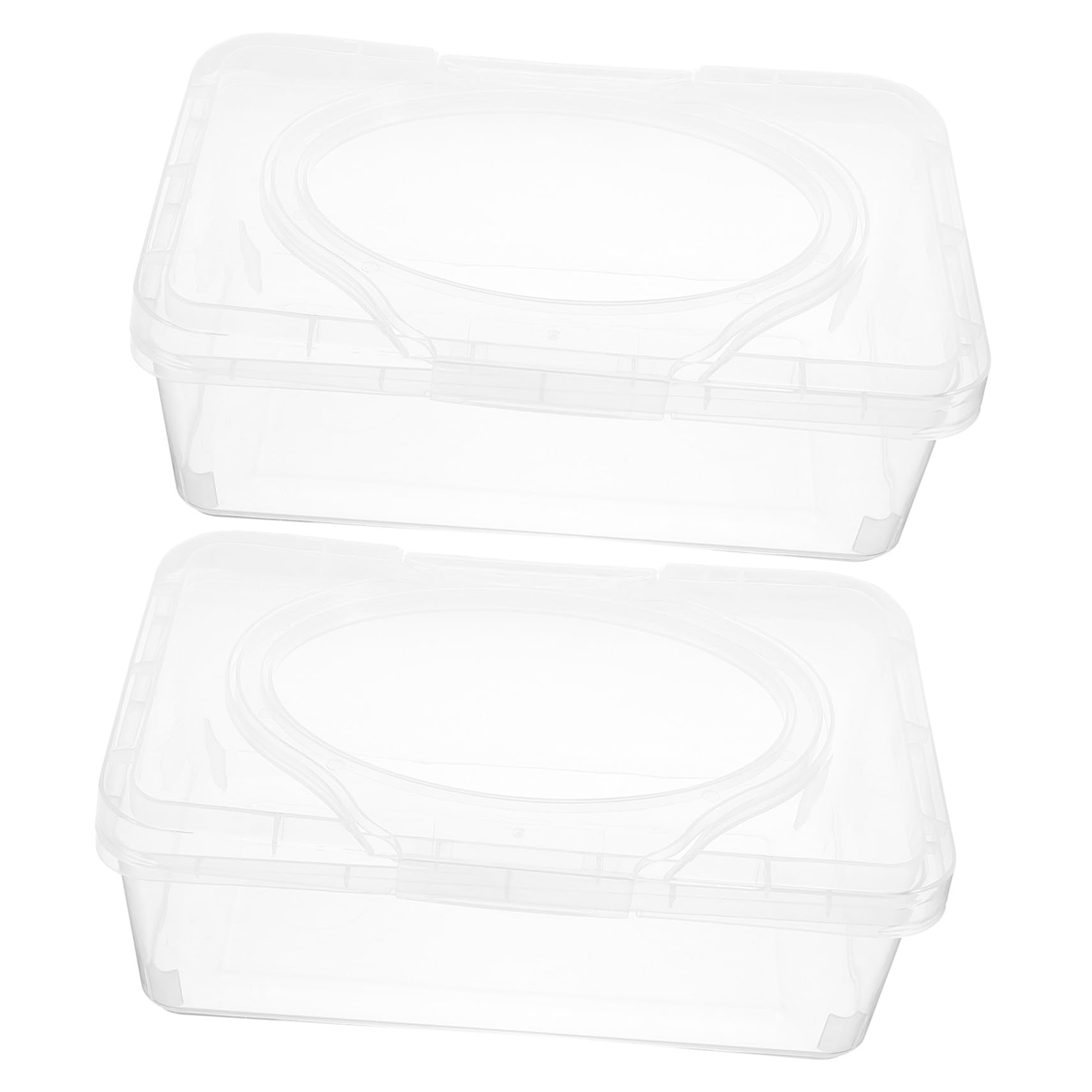 Estuche Dispensador de Toallitas Húmedas con Tapa 2 Unidades, para Bebés