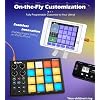 Synido TempoPAD Midi Controller Beat Maker Machine for Music Production, Portable USB MIDI Beat Pad Controller for Beginners with Durable Carrying Bag, 16 Backlit Beat Pad, 4 Assignable Knob