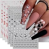 Polyvalents pour chaque style: Qu'il s'agisse d'ongles élégants ou ludiques, ces autocollants à ongles s'adaptent toujours. En tant qu'accessoires de design d'ongles, ils peuvent être combinés avec des ongles en gel, en acrylique ou naturels et apportent des accents de cœur dans chaque nail art