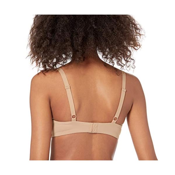 Amazon Essentials Women's Wireless Bra, Light Brown, 36A