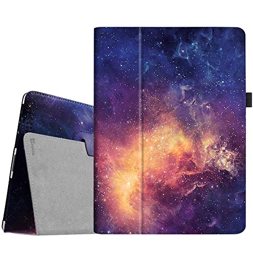 Fintie Folio Case for iPad 4th Generation (2012 Model ), iPad 3rd Generation (2012 Model ), iPad 2 (2011 Model ) 9.7 inch Tablet - Smart Stand Protective Cover with Auto Sleep Wake, Galaxy