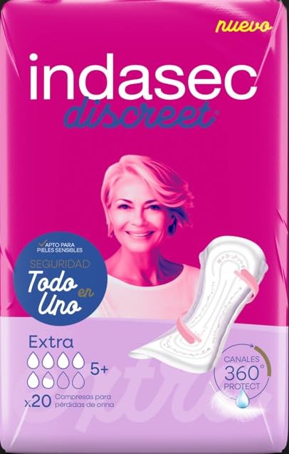 Indasec Discreet Extra, 20 unidades
