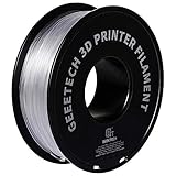 GEEETECH PETG Filament 1.75 mm 1kg Spool für 3D-Drucker, Transparent