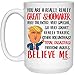 NA You Are Great Shoemaker Funny Saying White Coffee Mug