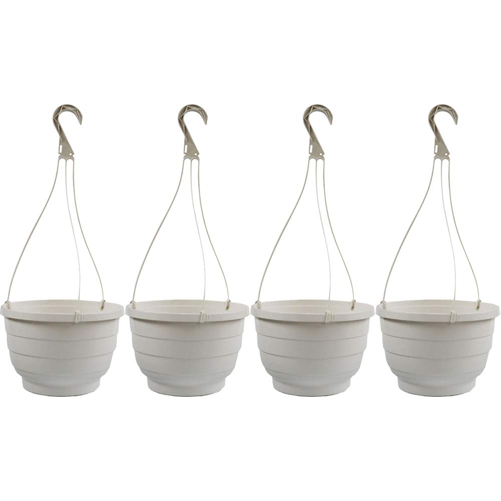 Fixtures Business & Homewares White Fixtures Hanging Basket 25Cm X 16Cm (4 Pack)