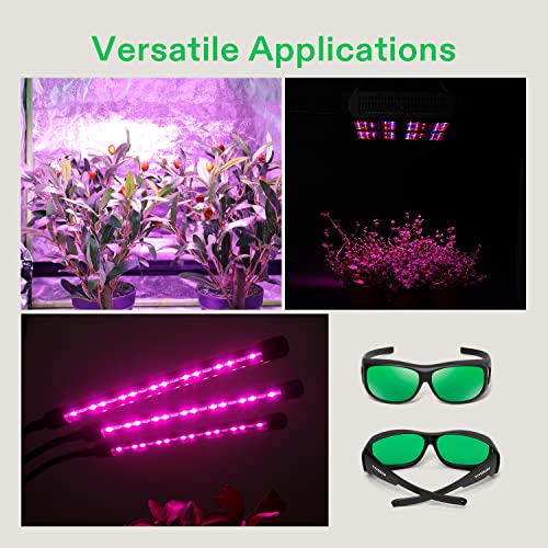 Vivosun 2-Pack Indoor Hydroponics Led Grow Room Glasses With Glasses Case #TOP7
