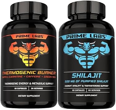 Prime Labs Thermogenic Burner + Shilajit Capsules