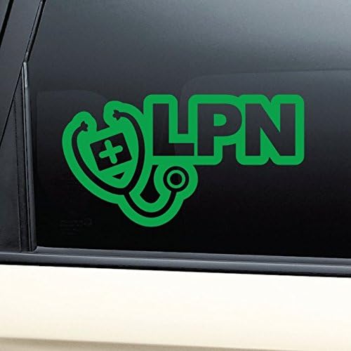 Amazon.com: Nashville Decals LPN Licensed Practical Nurse Vinyl Decal ...