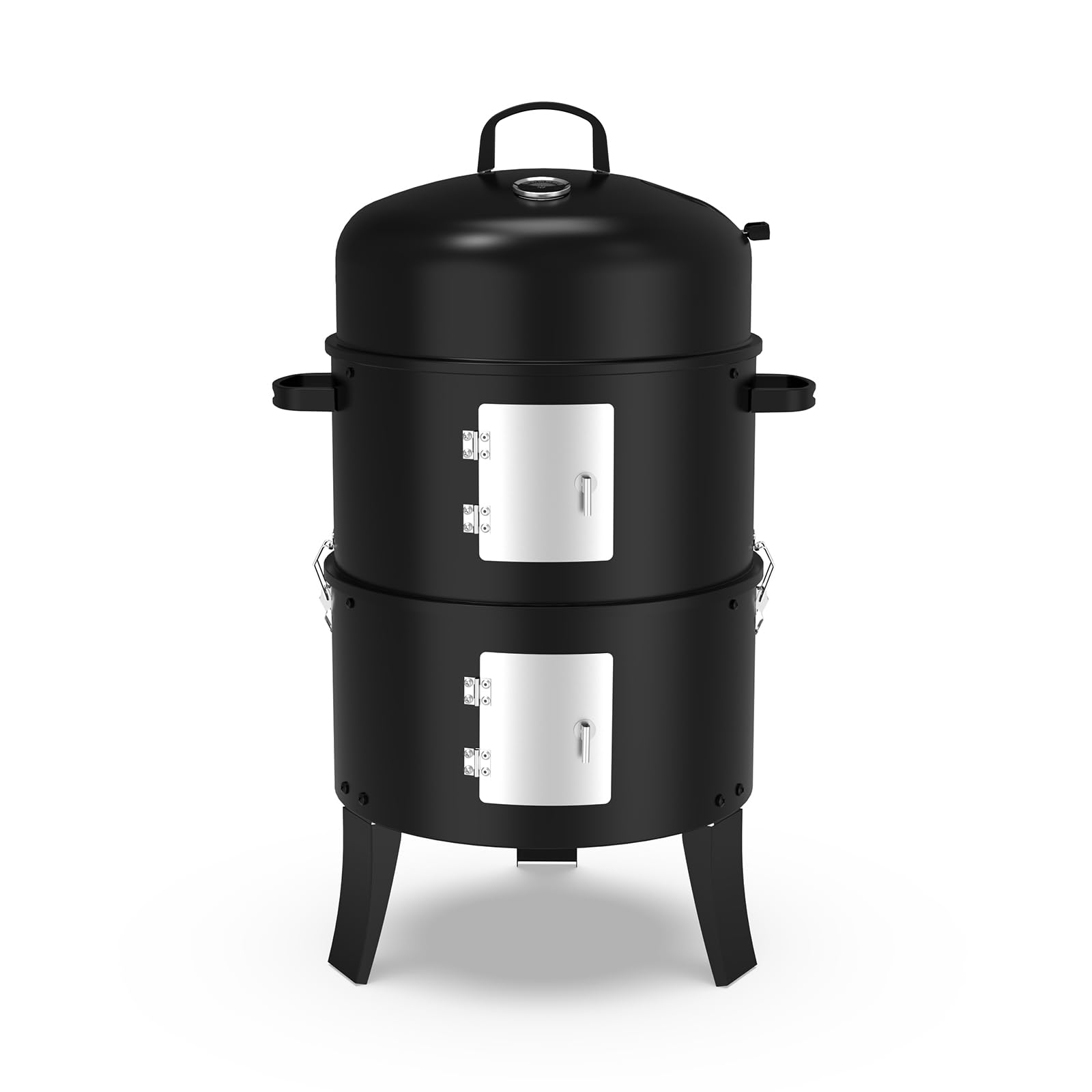 GRILIFE 16-inch vertical charcoal smoker with hooks and doors