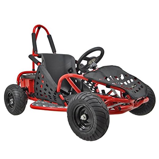 Go-Bowen Baja 1000W 48V Electric Kids Go-Kart - Red